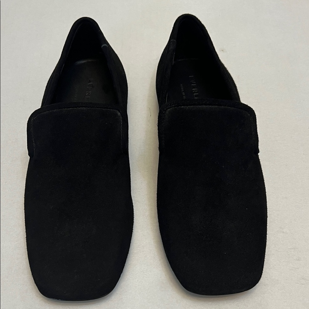 EVERLANE THE DAY LOAFER ITALIAN LOAFER IN BLACK SUEDE SIZE 7 - Picture 5 of 16